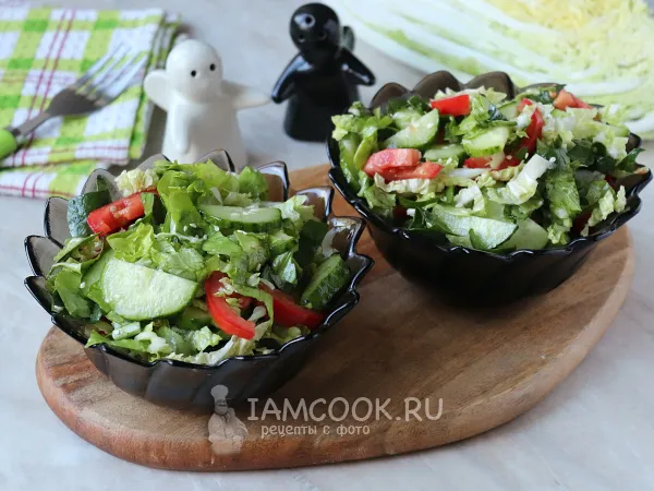 Фото готового блюда: Диетический салат из пекинской капусты (ПП)