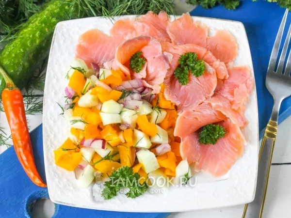 Фото блюда: Севиче из лосося