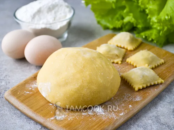 Фото блюда: Тесто для равиоли