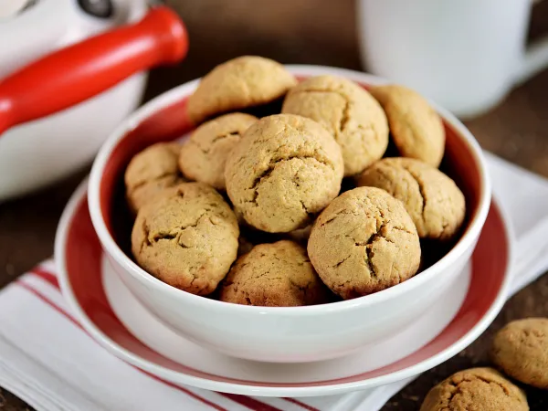 Фото готового блюда: Печенье с халвой