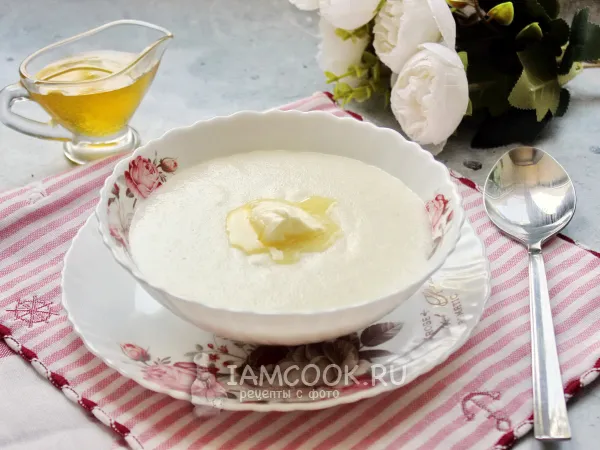 Фото блюда: Манная каша с медом (на молоке)