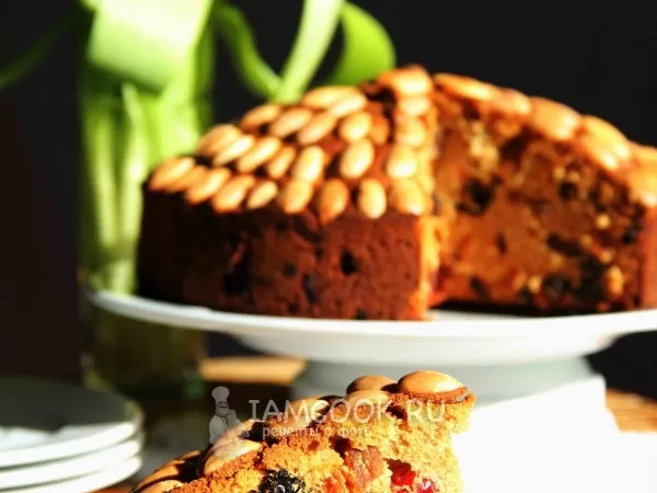 Фото блюда: Кекс с сухофруктами «Dundee cake»