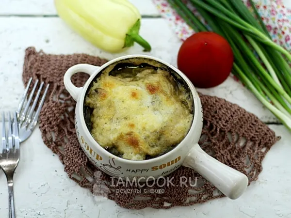 Фото блюда: Грибы запечённые с соусом бешамель