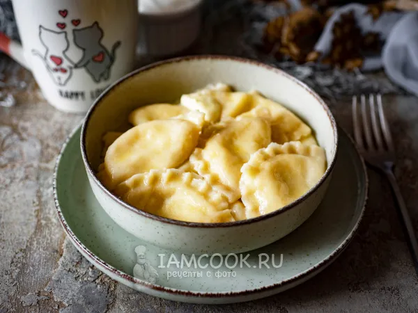 Фото блюда: Вареники на кефире и дрожжах