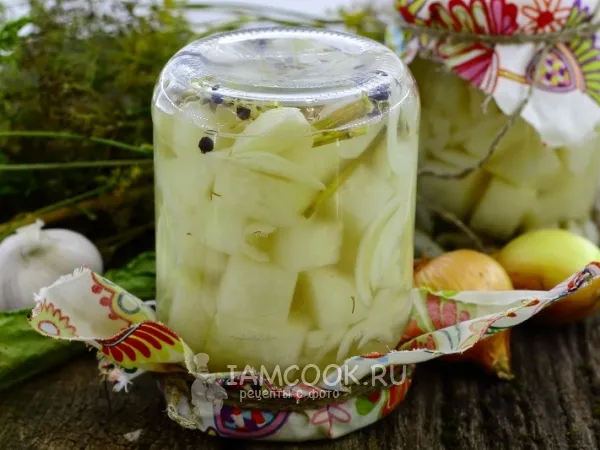 Фото готового блюда: Капуста кольраби на зиму