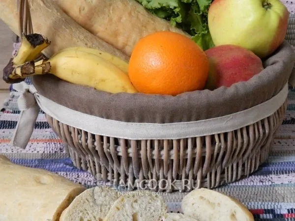 Фото готового блюда: Чиабатта на закваске