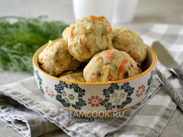 Фото блюда: Куриные фрикадельки на пару