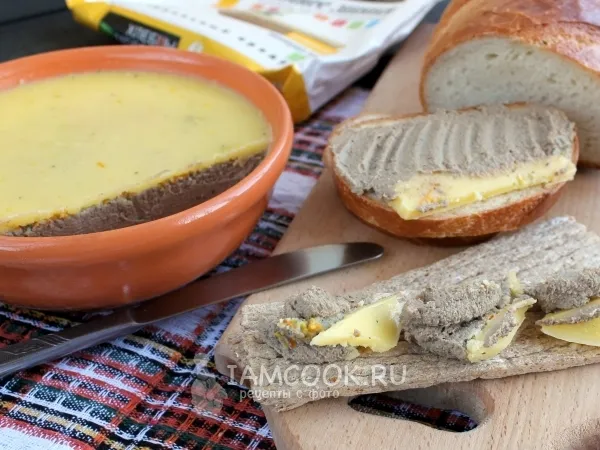 Фото блюда: Паштет из печени с вермутом и апельсином