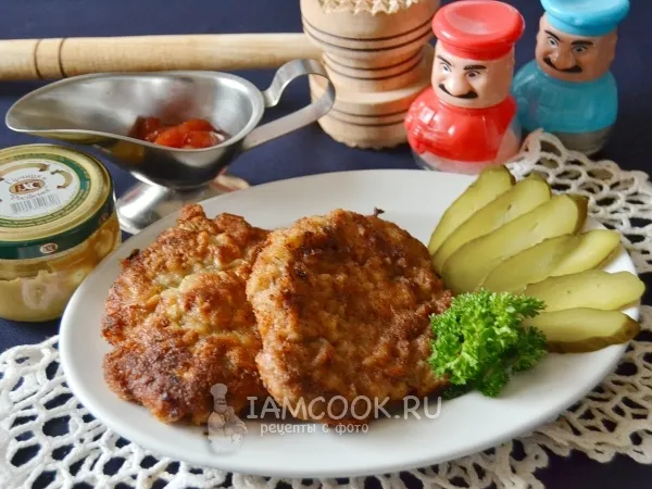 Фото готового блюда: Шницель из говядины