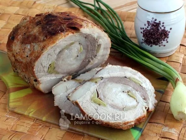 Фото блюда: Рулет из свиной грудинки