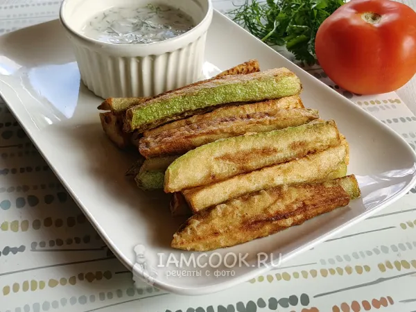 Фото блюда: Кабачки фри (во фритюре, хрустящие)