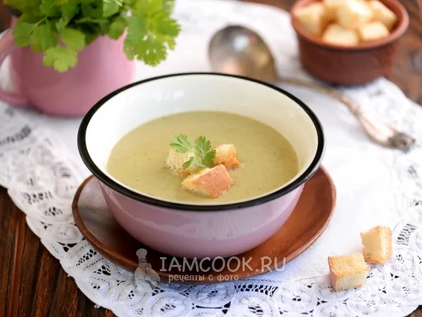 Фото блюда: Суп-пюре из кабачков со сливками
