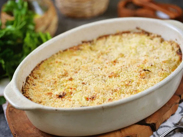 Фото блюда: Постная запеканка из цветной капусты