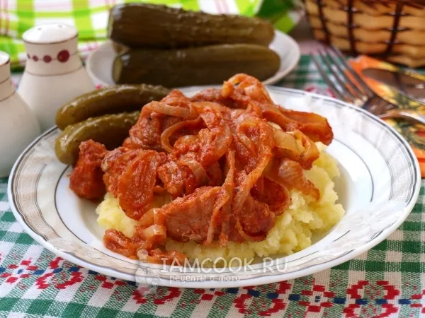 Фото блюда: Свинина в маринаде в духовке