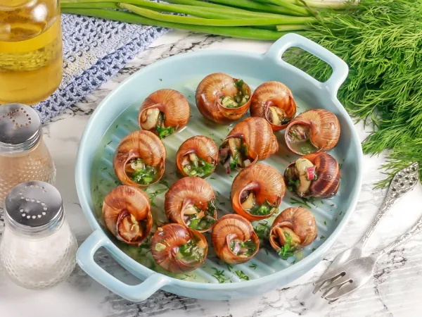 Фото блюда: Улитки по-бургундски