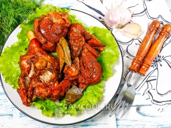 Фото готового блюда: Тушеная баранина в соевом соусе