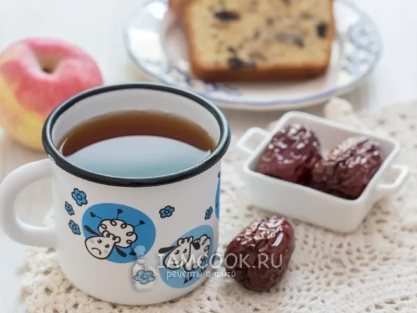 Фото блюда: Компот с яблоками и ююбой