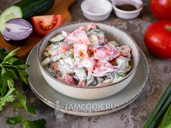 Фото блюда: Салат «Дачный»