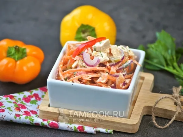 Фото блюда: Салат «Петергоф»