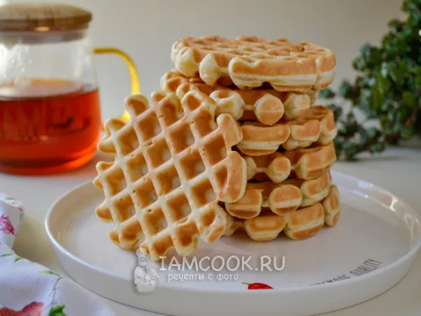 Фото готового блюда: Кунжутные вафли (с кунжутом)