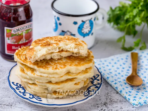 Фото блюда: Дрожжевые блины с манкой на воде