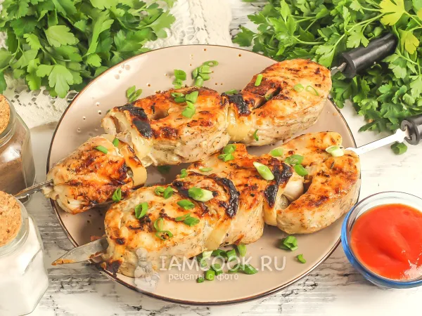 Фото блюда: Шашлык из щуки