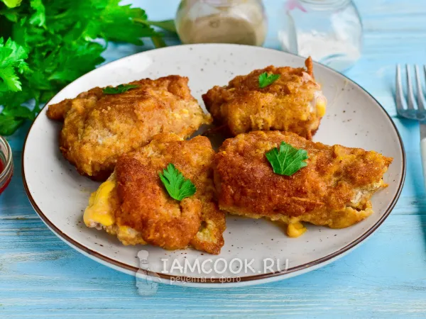 Фото готового блюда: Кордон блю из свинины