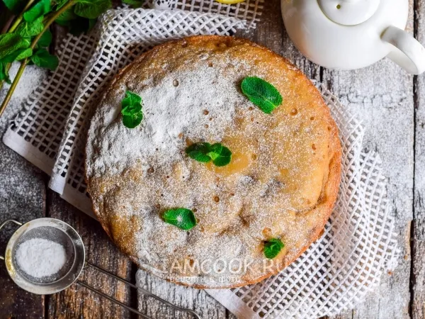 Фото блюда: Постный пирог с ягодами