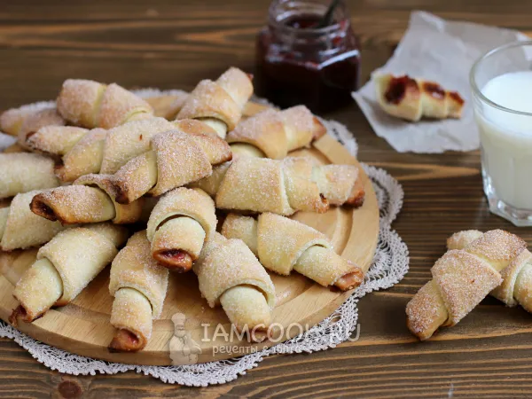 Фото готового блюда: Трубочки с повидлом