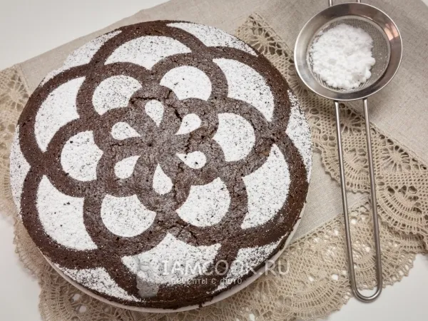 Фото блюда: Черемуховый пирог с миндалем