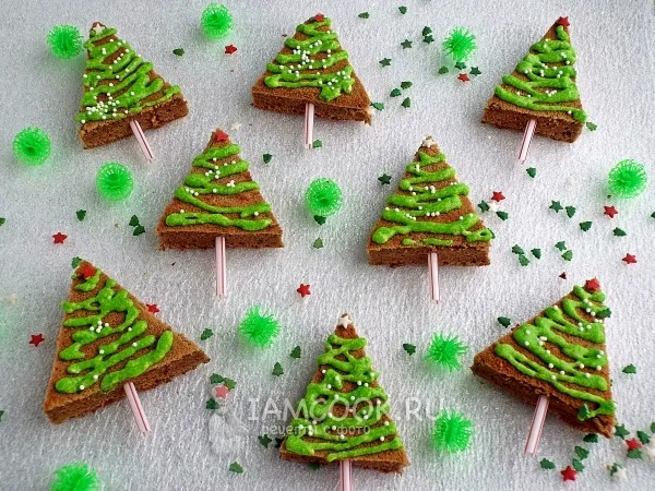 Фото блюда: Брауни «Ёлочки»