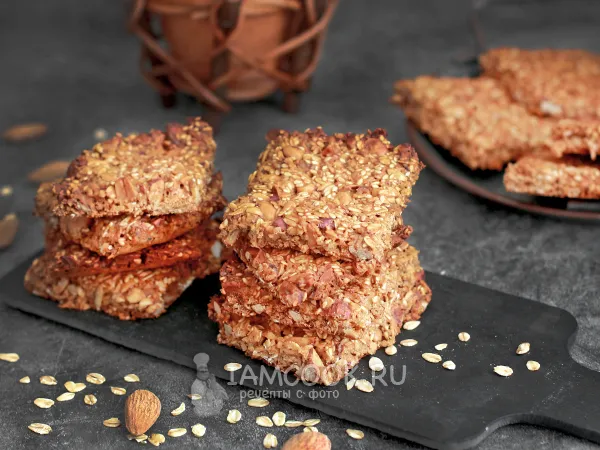 Фото готового блюда: Овсяные крекеры