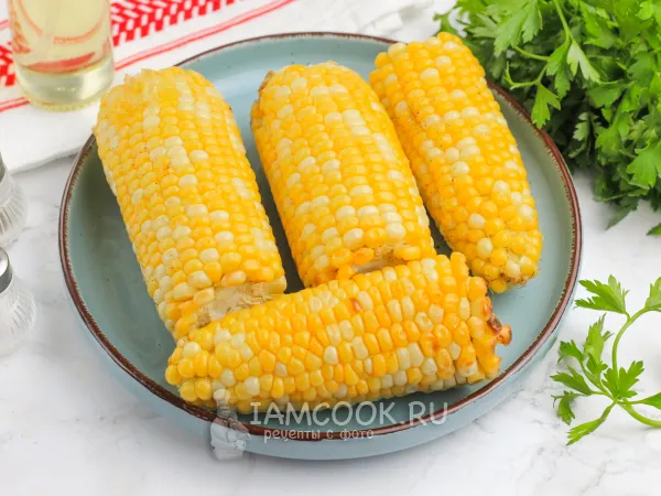 Фото блюда: Кукуруза в аэрогриле