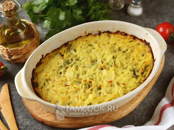 Фото блюда: Картофельная бабка с фаршем