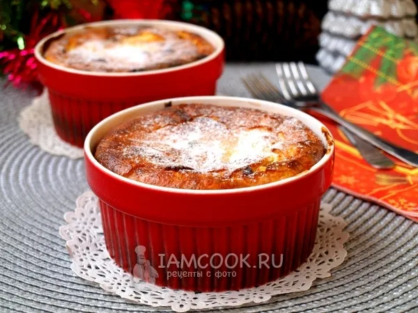 Фото блюда: Пудинг творожный