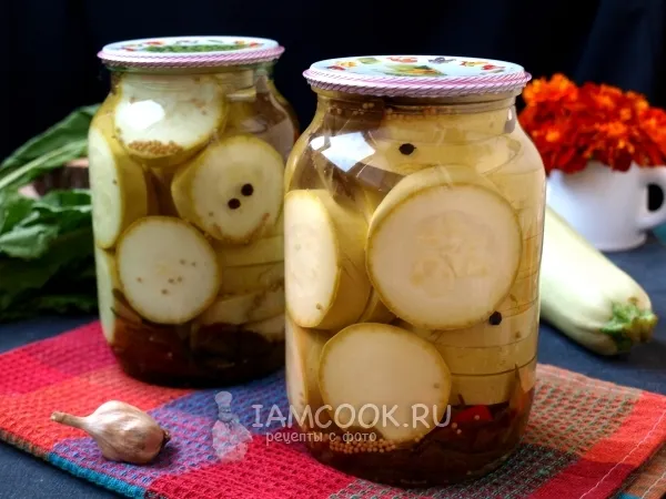 Фото блюда: Кабачки на зиму без стерилизации