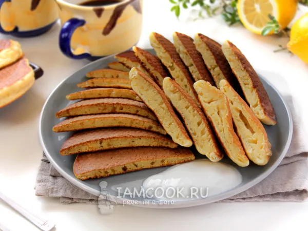 Фото готового блюда: Панкейки на взбитых белках