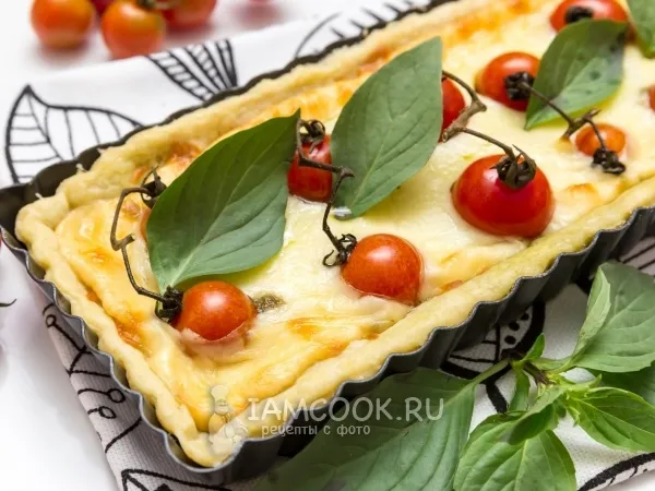 Фото готового блюда: Тарт «Капрезе»