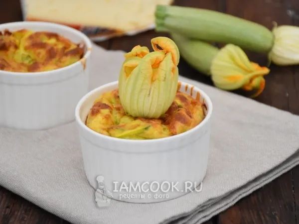 Фото блюда: Сырные маффины с цуккини