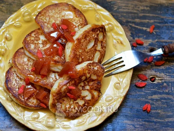 Фото блюда: Оладьи на кефире без яиц