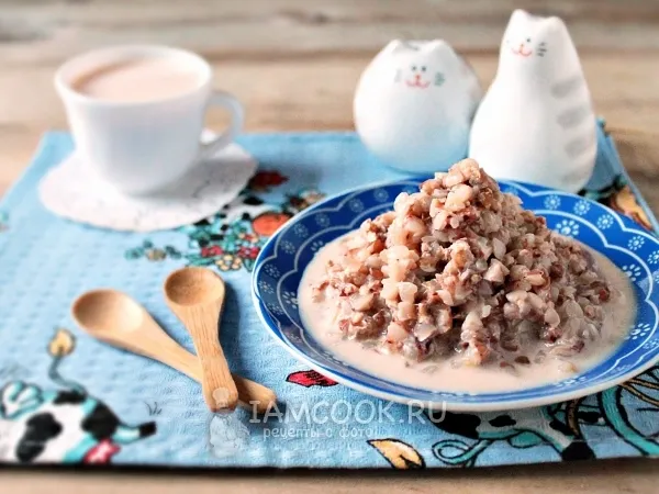 Фото готового блюда: Гречневая каша на молоке для ребенка