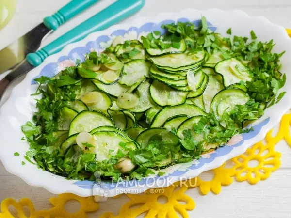 Фото блюда: Кабачки в микроволновке