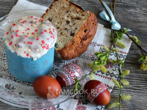 Фото готового блюда: Кулич МХАТовский