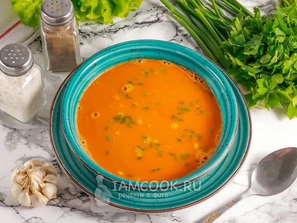 Фото готового блюда: Суп из голов лангустинов