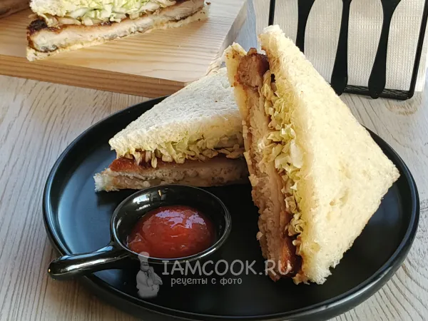 Фото готового блюда: Кацу-сандо