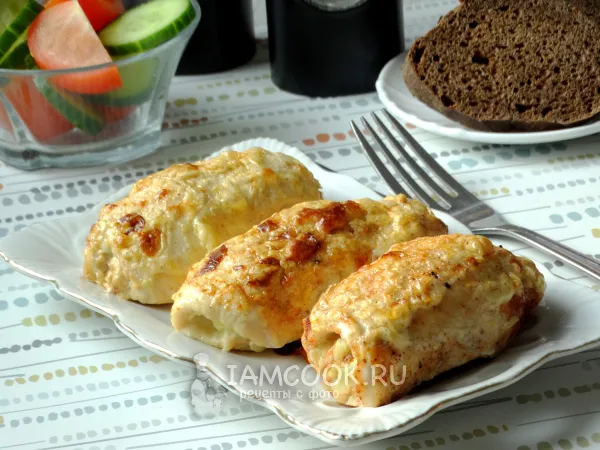 Фото блюда: Куриные рулетики с картошкой