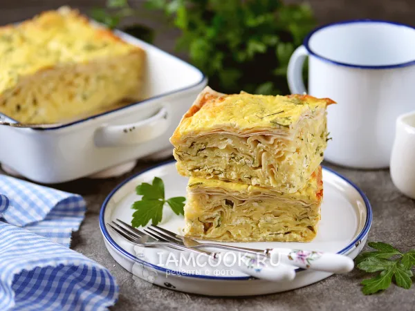 Фото блюда: Ленивые хачапури из лаваша в духовке