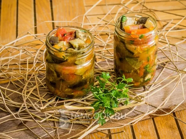 Фото готового блюда: Закуска баклажанная