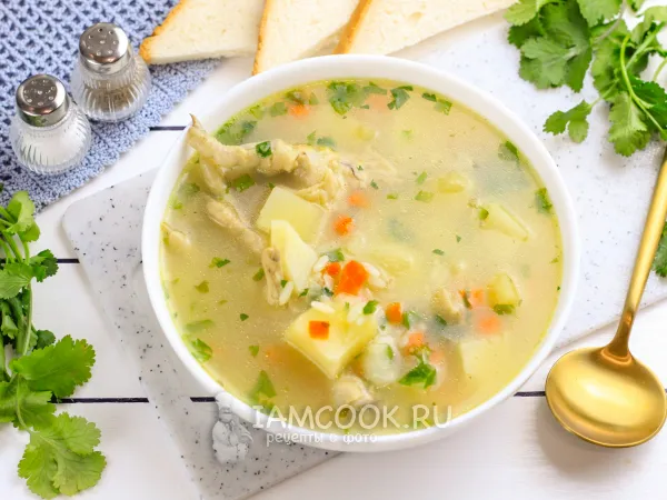 Фото блюда: Суп из куриных лапок