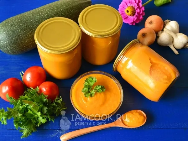 Фото блюда: Кабачковая икра в рукаве для запекания